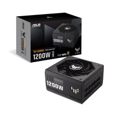 ASUS TUF Gaming 1200W Fully Modular Power Supply, 80 Plus Gold Certification, ATX12V, 135mm Axial Tech Fan Design, Protective PCB Coating, ATX 3.0 Compatible, Black | 90YE00S0-B0NA00